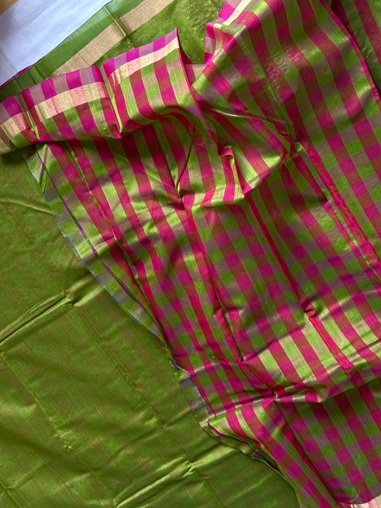 Partly Pallu Silk Cotton saree