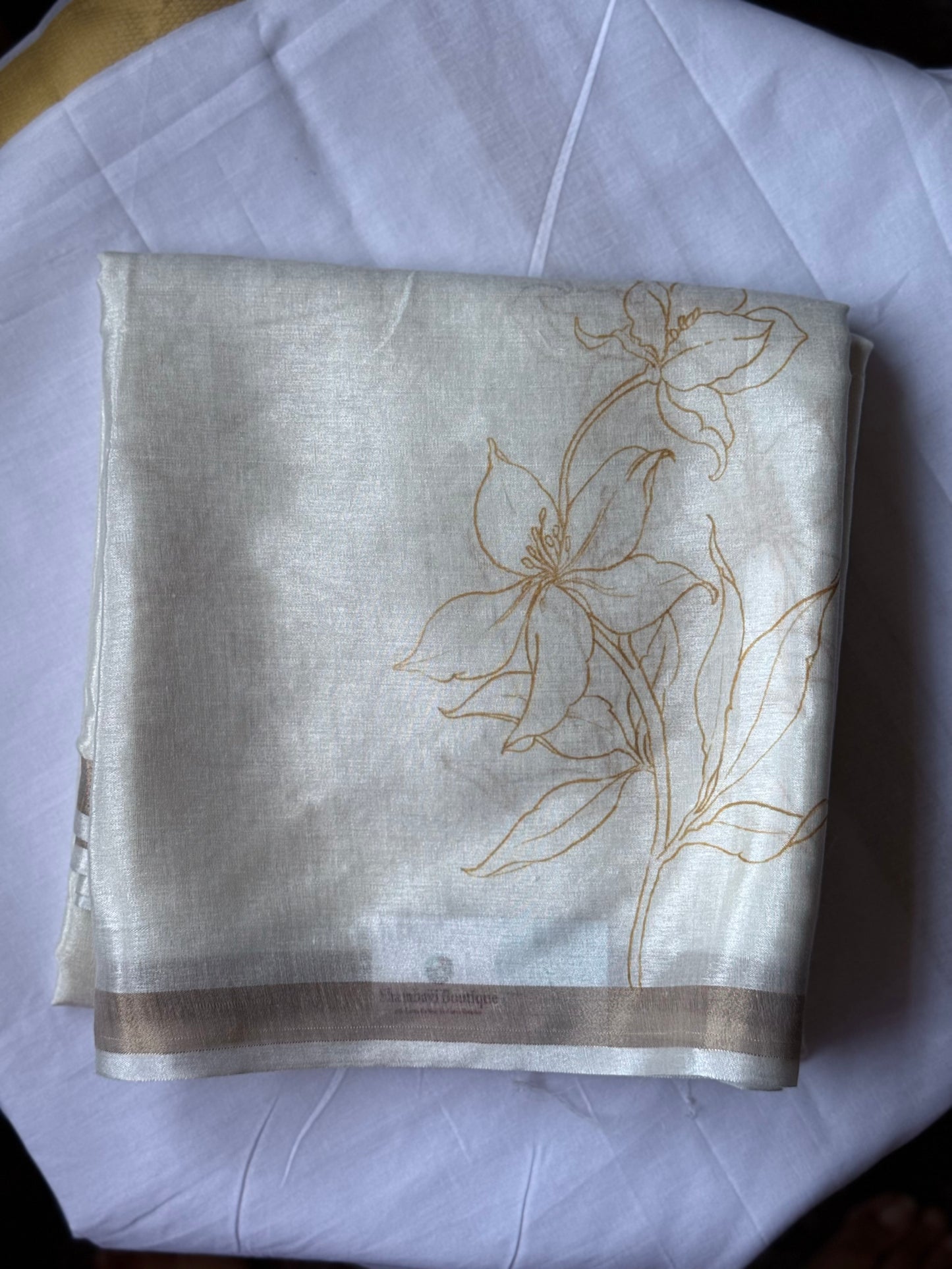 Semi Tussar Saree – Onam Special