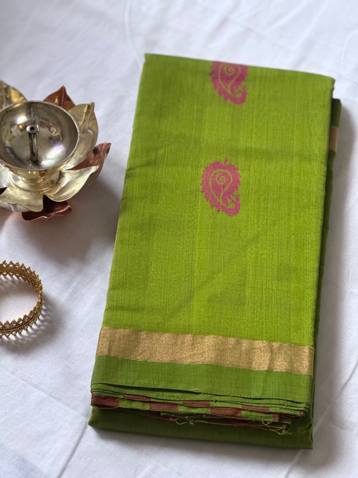 Partly Pallu Silk Cotton saree