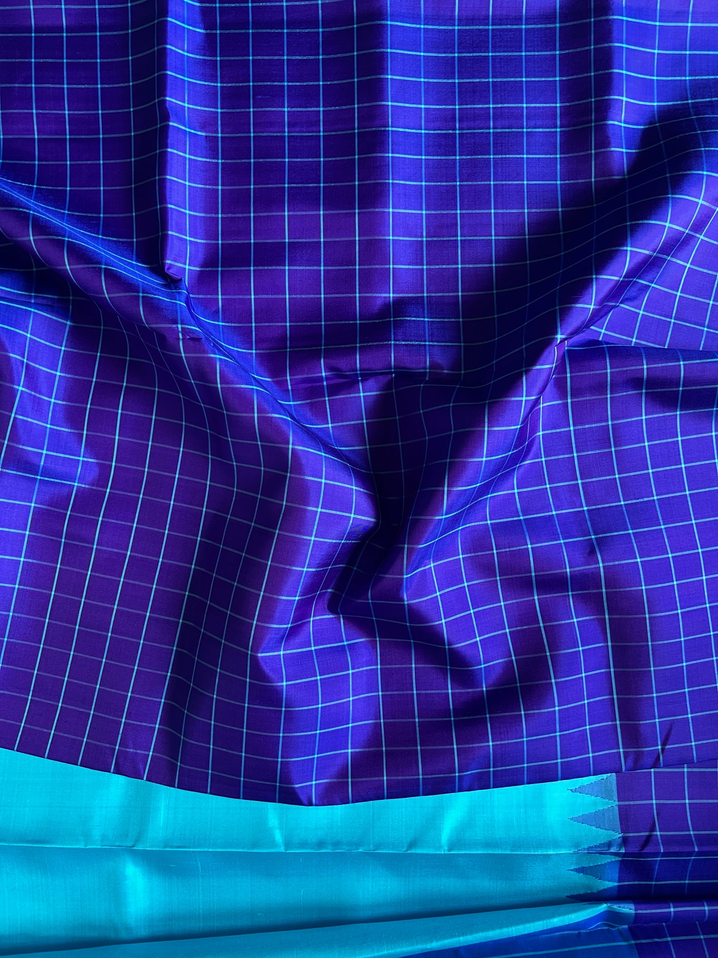 Kanchivaram Silk Saree - Blue