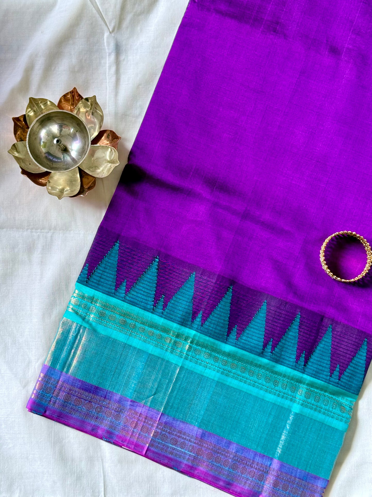 Kuppadam Purple Silk Cotton