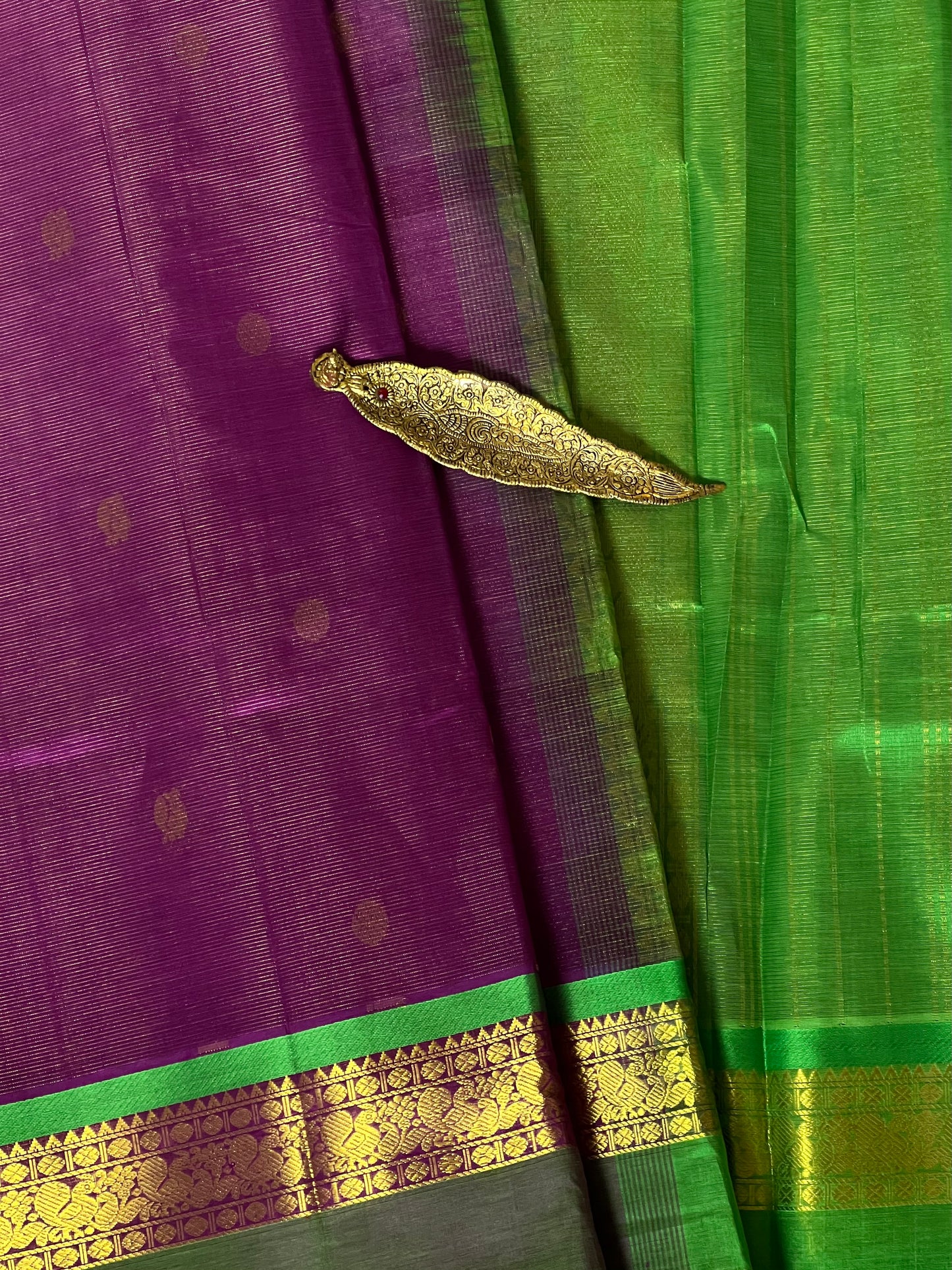 Vairaoosi Kanchi Silk Cotton saree