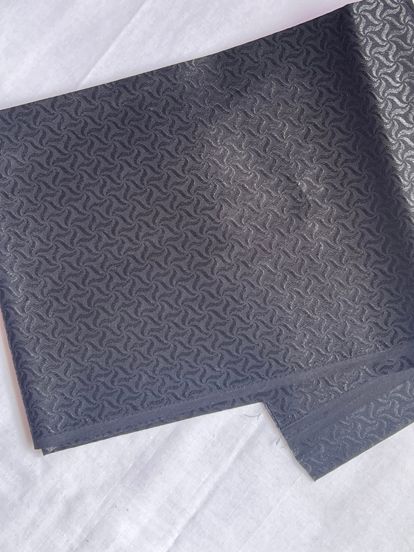 Black & jute border tussar silk saree