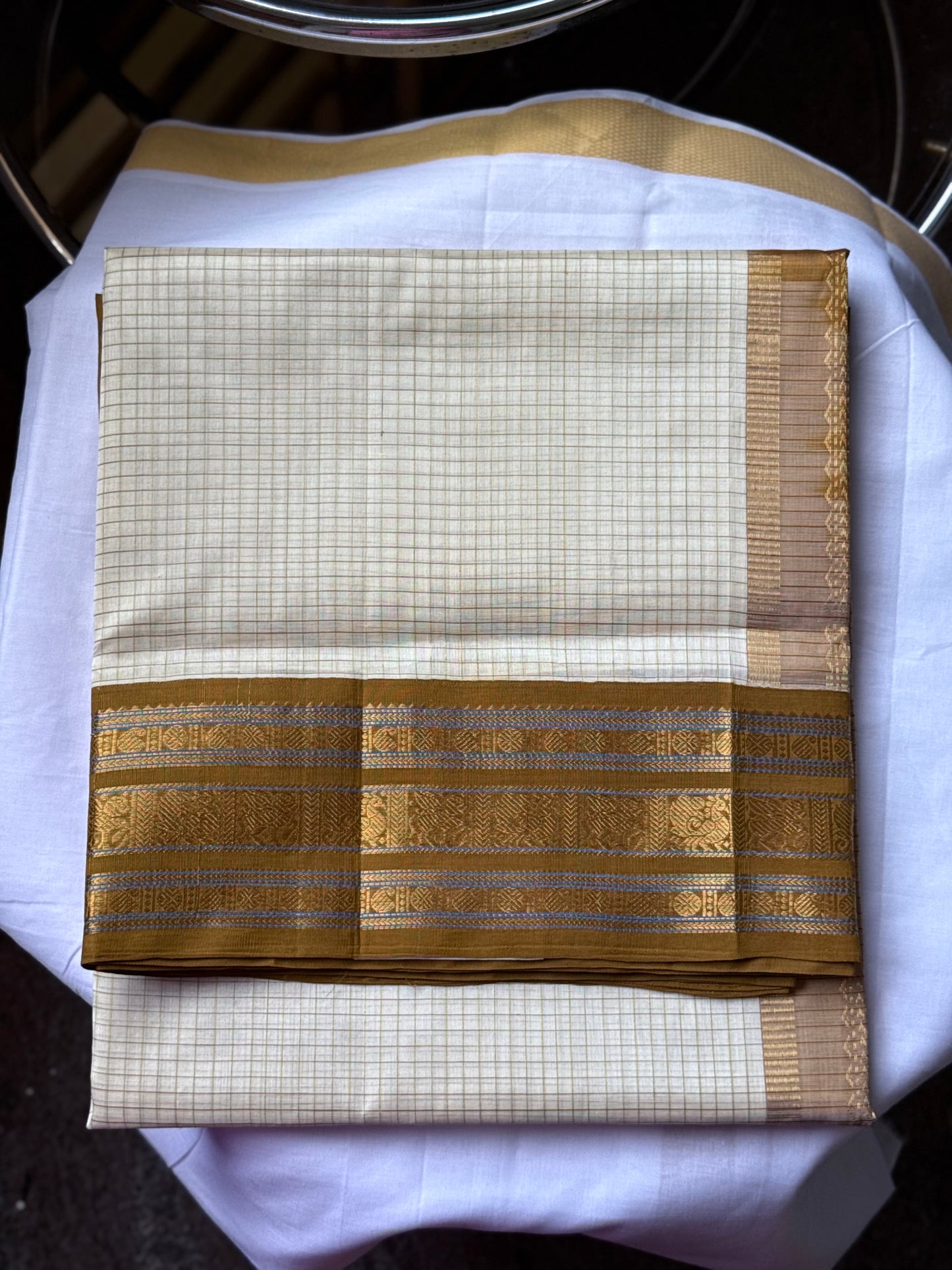 Kanjivaram silk cotton - onam special