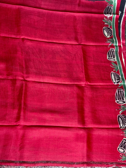 Murshidabad Silk saree - Black