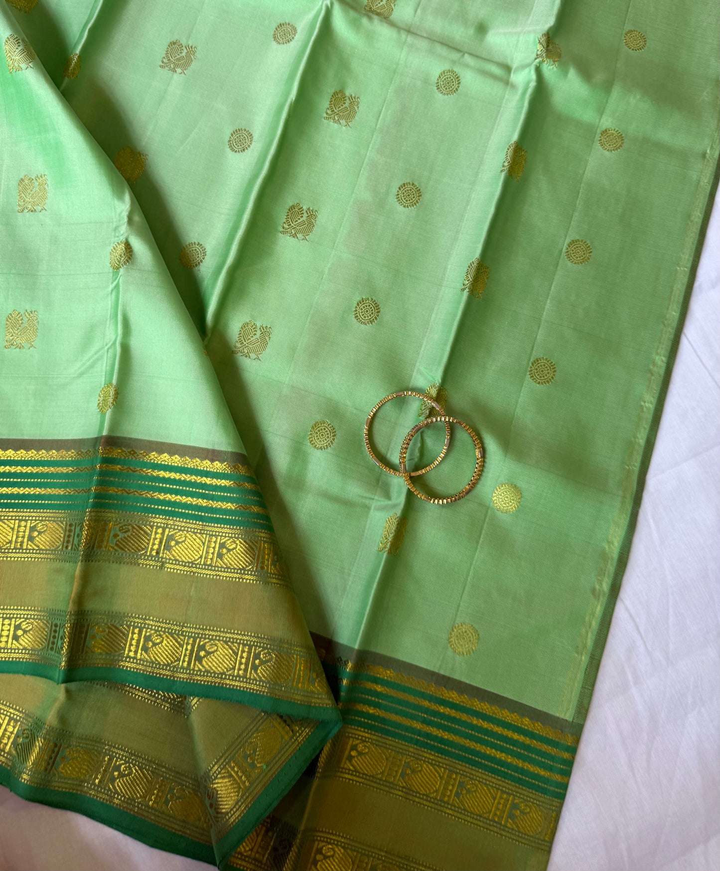 Green Pure Kanjivaram Saree