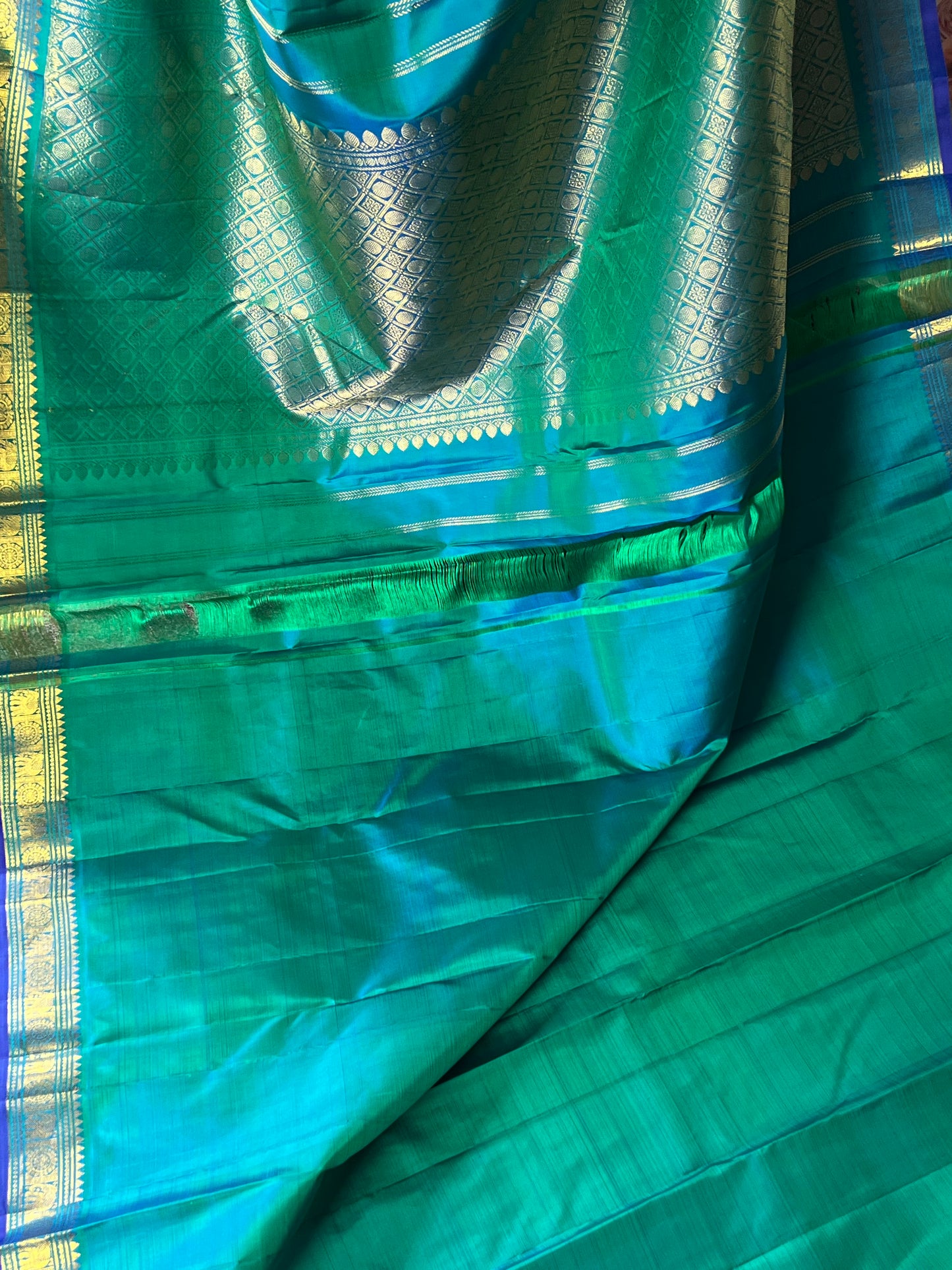 Royal Blue Kanchivaram silk saree