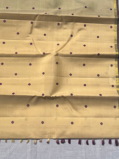 Sandal pure silk saree