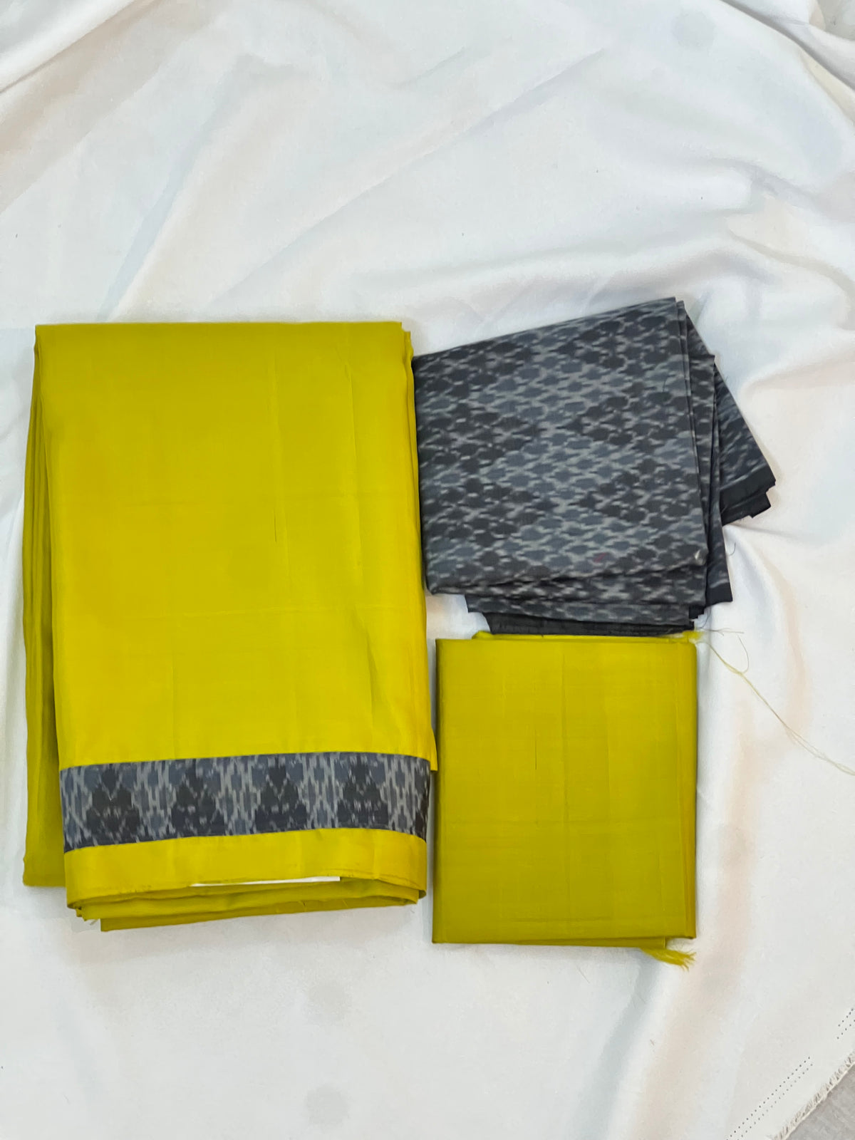 Green pure silk - Raga collection