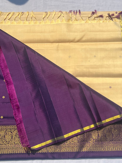 Sandal pure silk saree