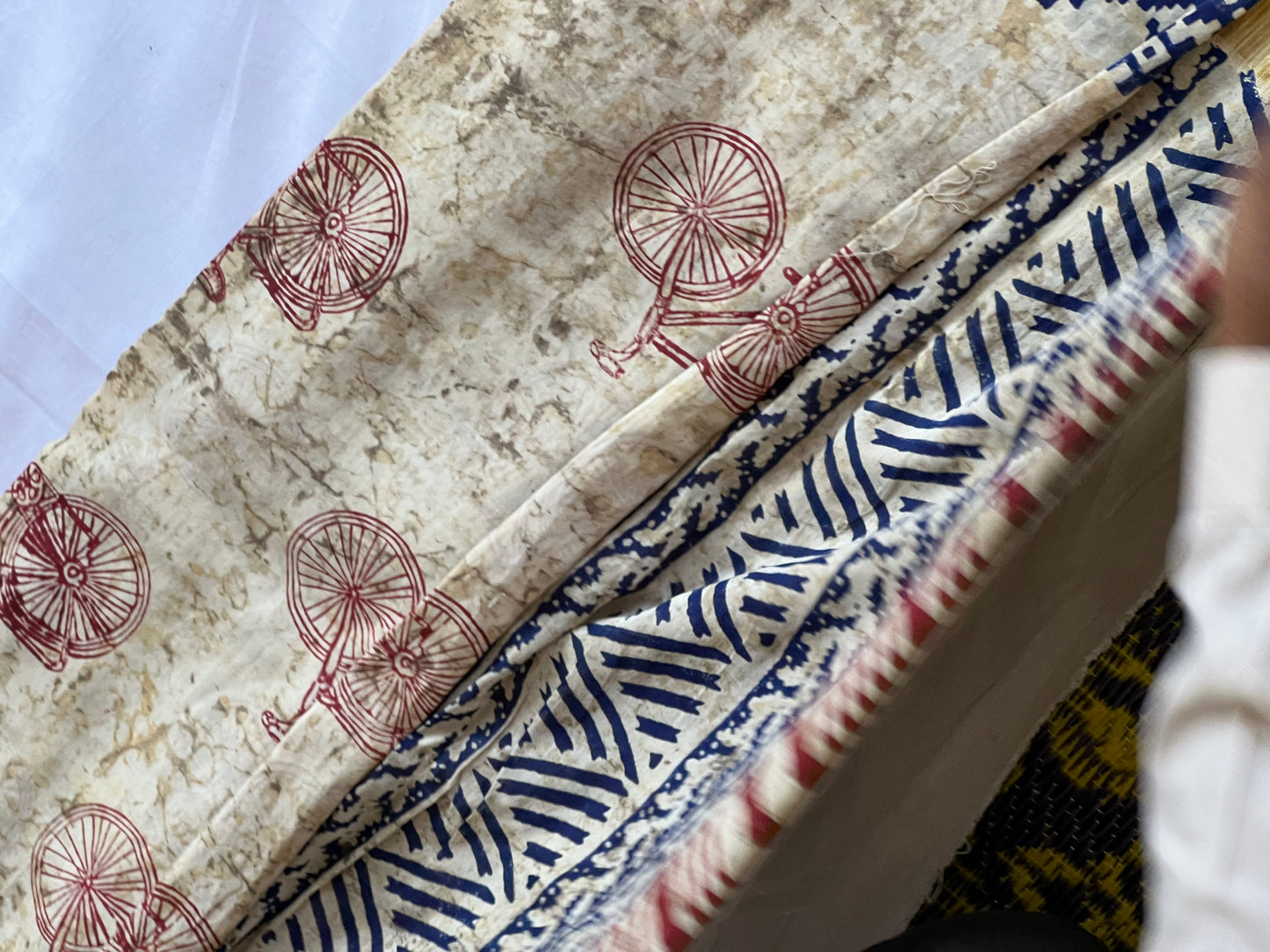Cycle Chanderi silk cotton saree