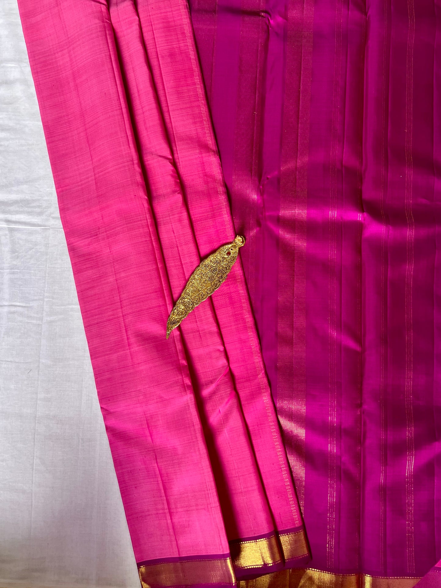 Pure Kanchivaram Silk saree - Small Border