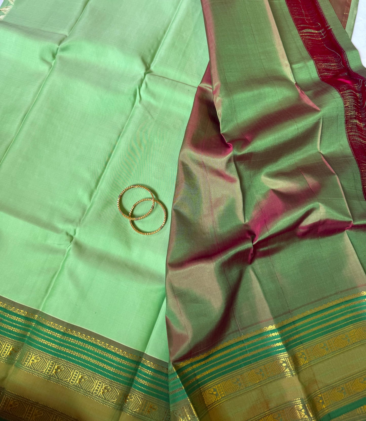 Green Pure Kanjivaram Saree