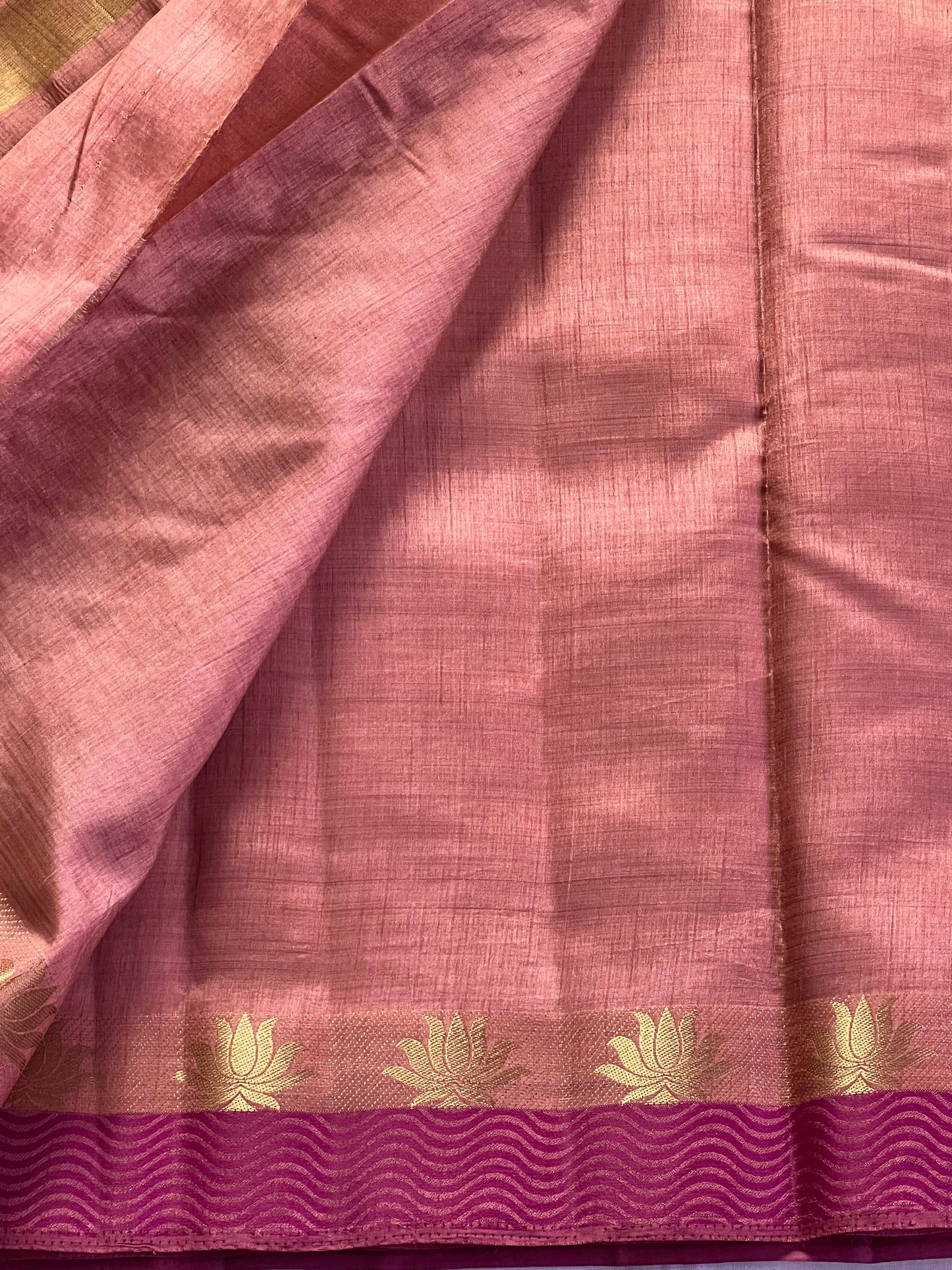 Rosewood Semi Silk Cotton Saree