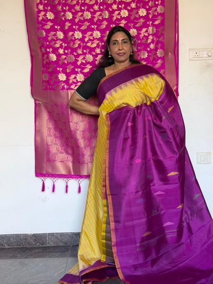 Pure Gadwal Silk saree