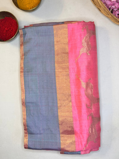 Maan design Tissue border Peach Blue