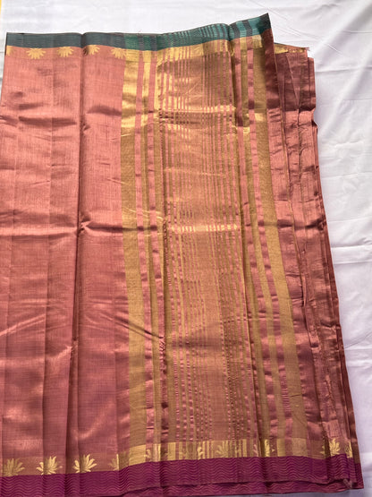 Rosewood Semi Silk Cotton Saree