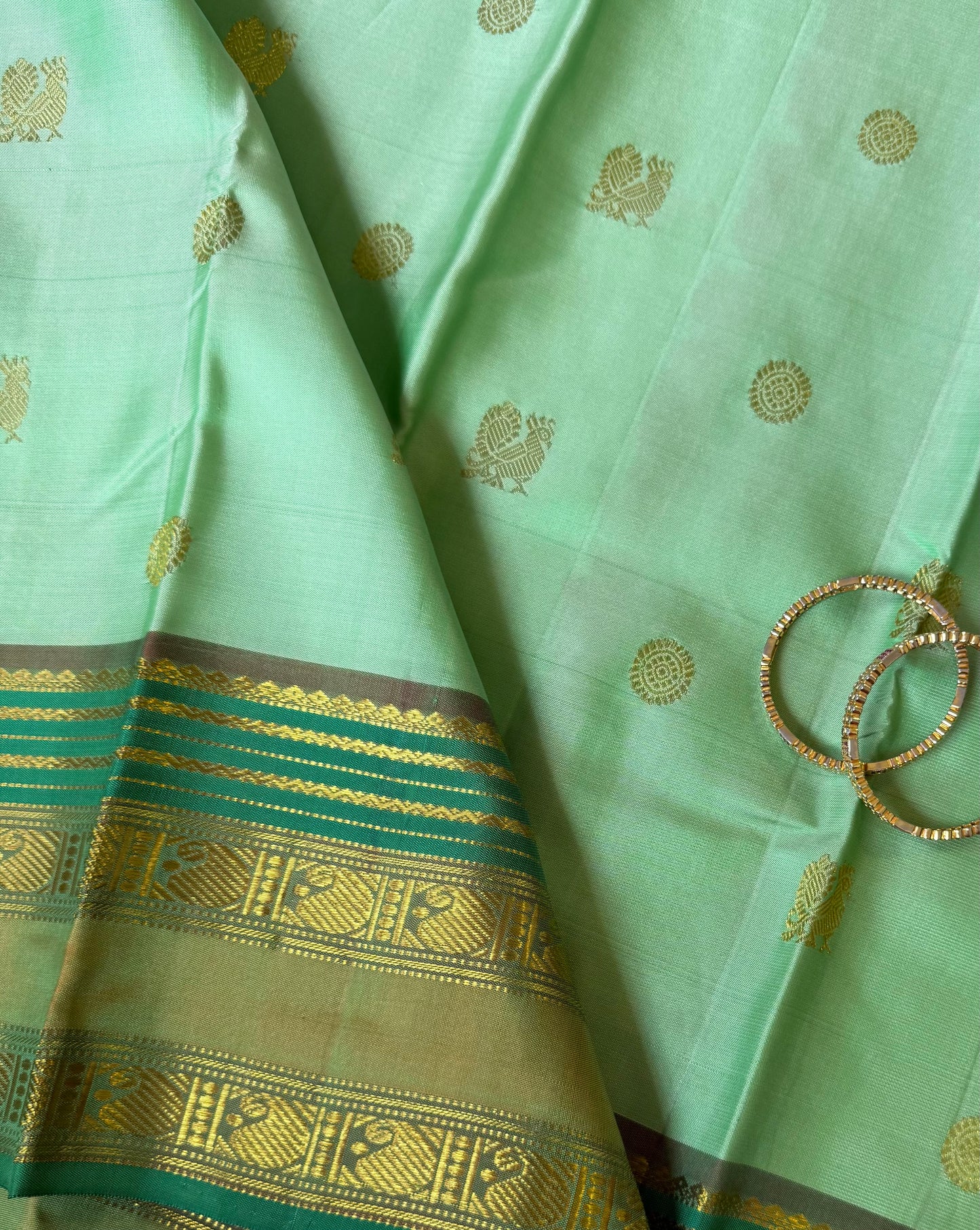 Green Pure Kanjivaram Saree