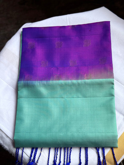 Soft silk saree - Double Shade Pallu