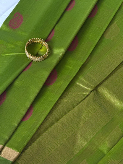 Partly Pallu Silk Cotton saree