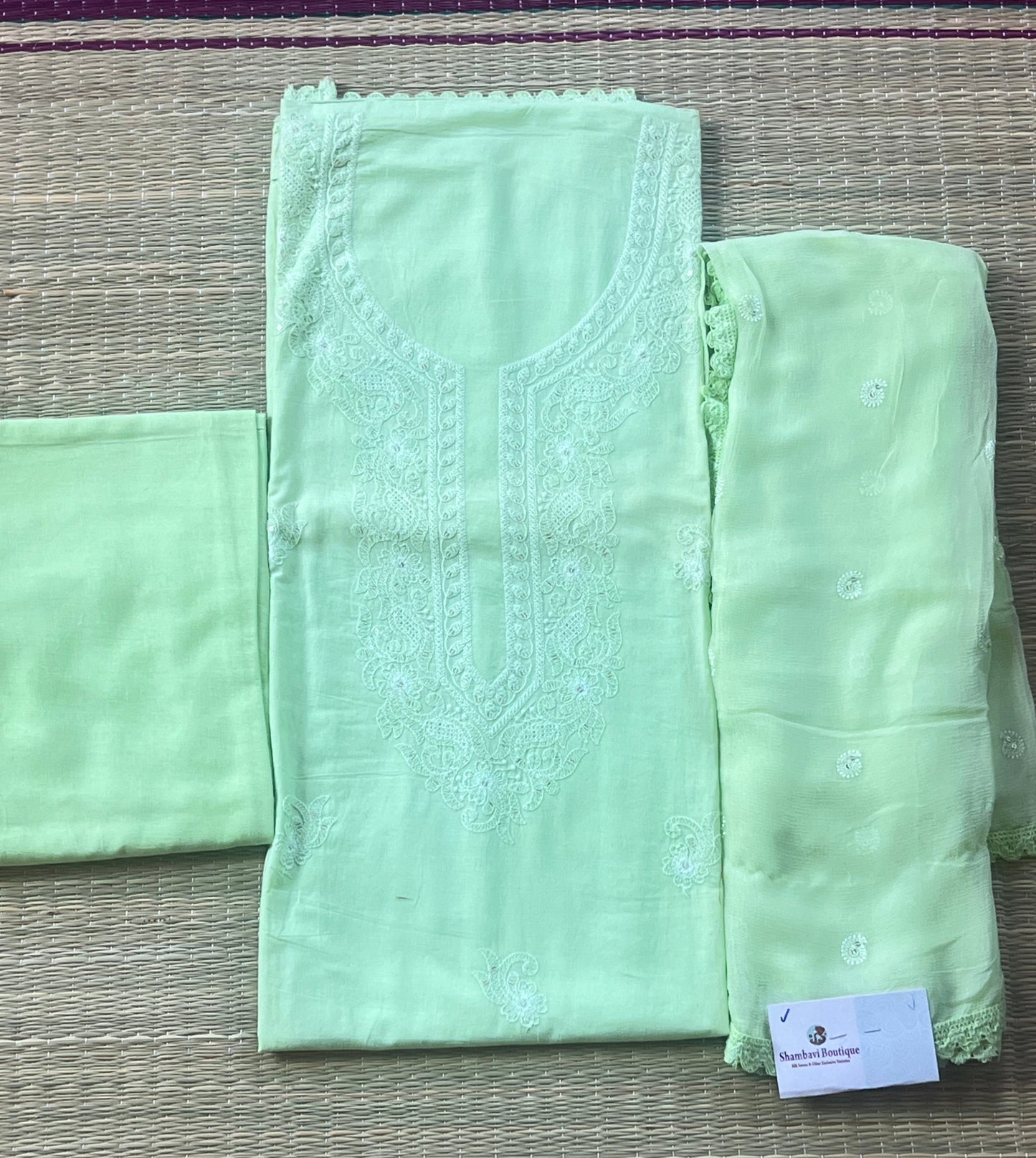 Milk green material set