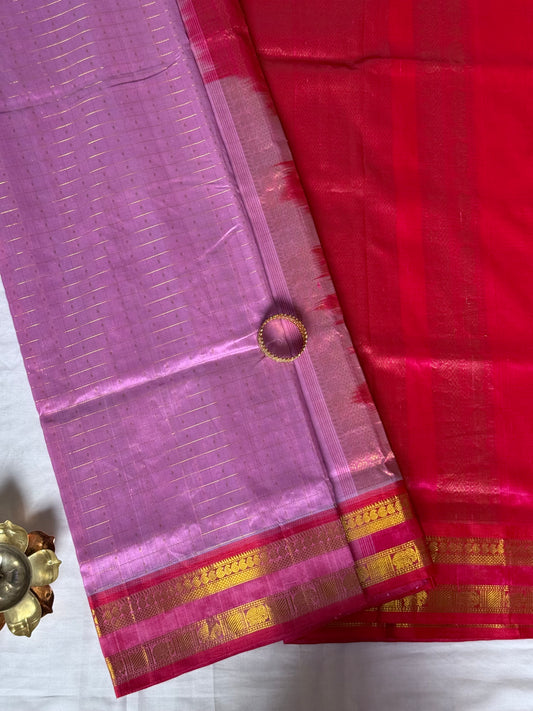 1000 Butta Silk Cotton saree