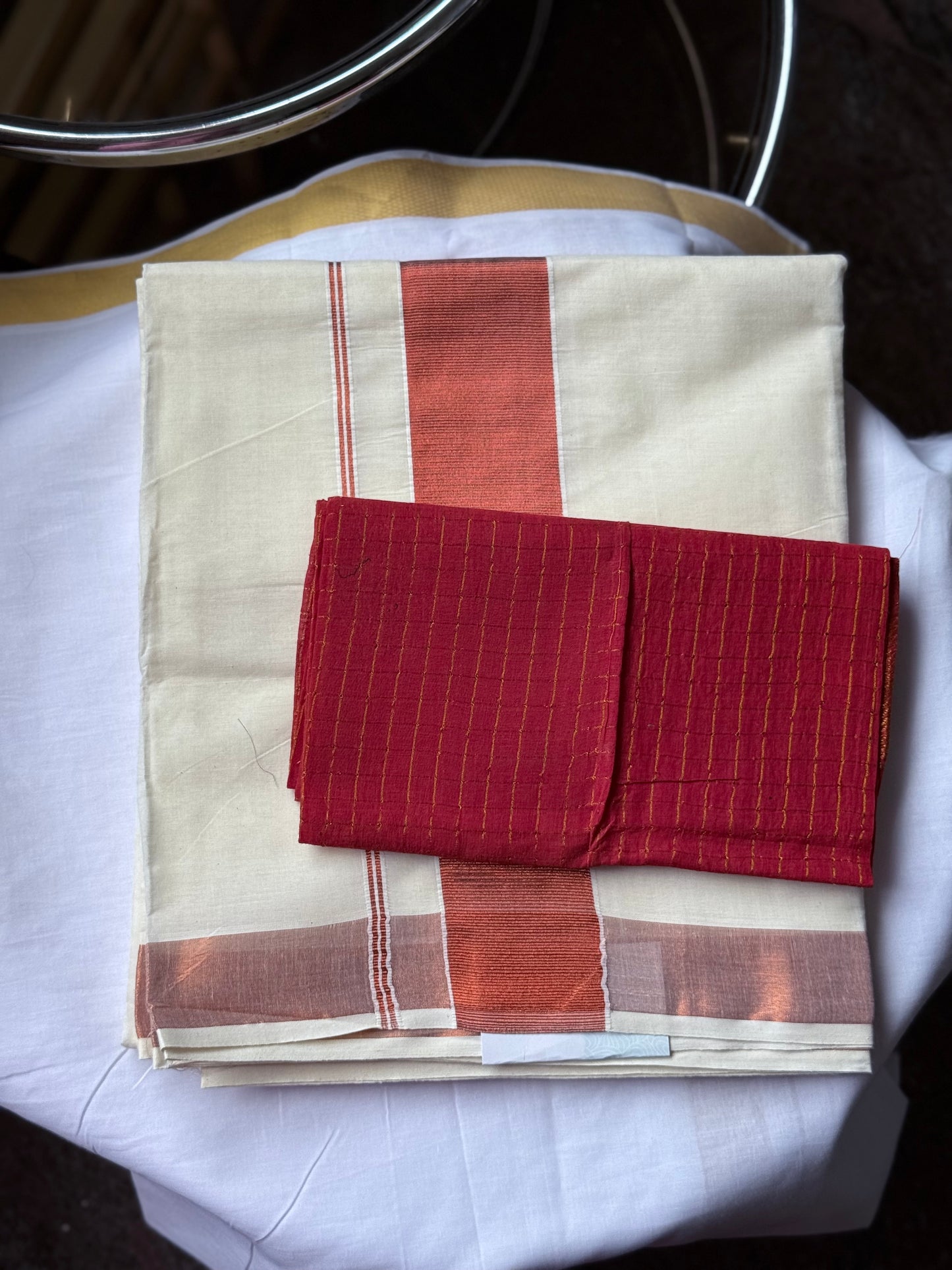 Kasavu saree onam special