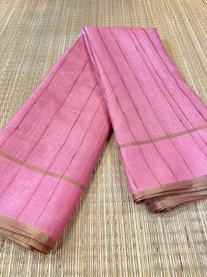Rose semi silk cotton