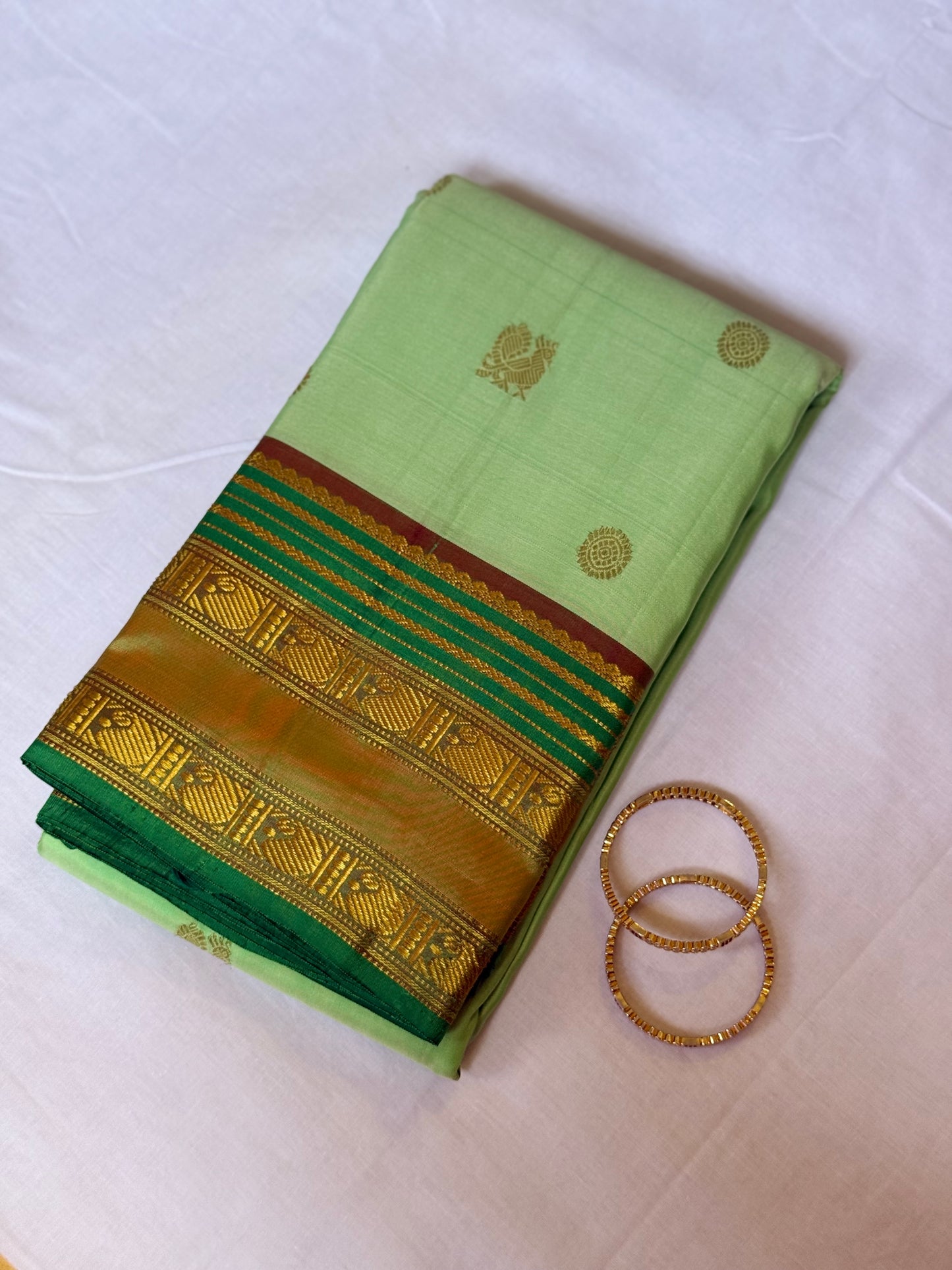 Green Pure Kanjivaram Saree