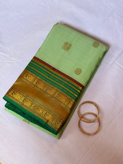 Green Pure Kanjivaram Saree
