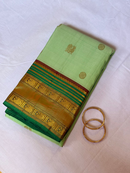 Green Pure Kanjivaram Saree