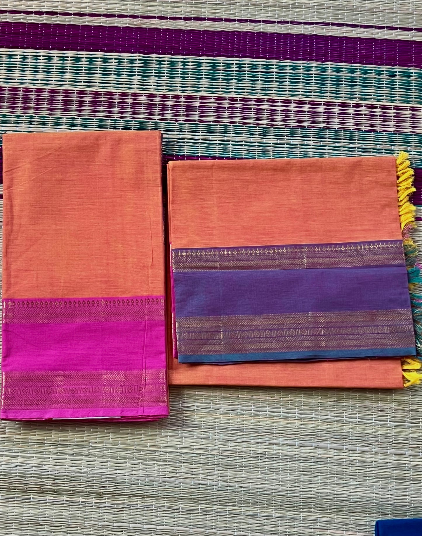 Orange material set