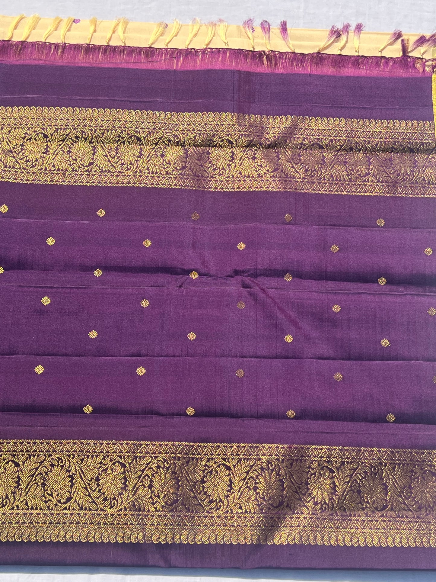 Sandal pure silk saree