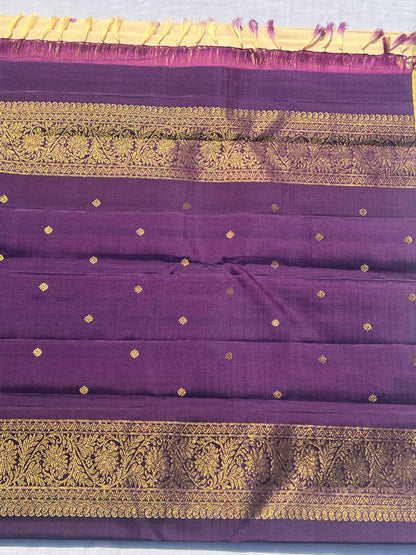 Sandal pure silk saree