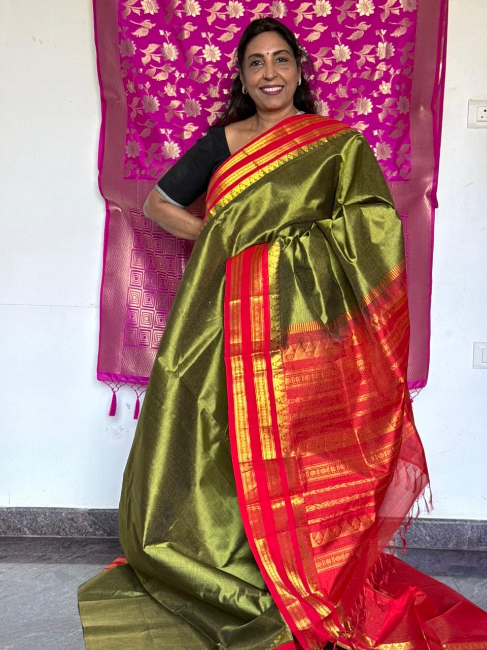 Vairaoosi Silk Cotton saree