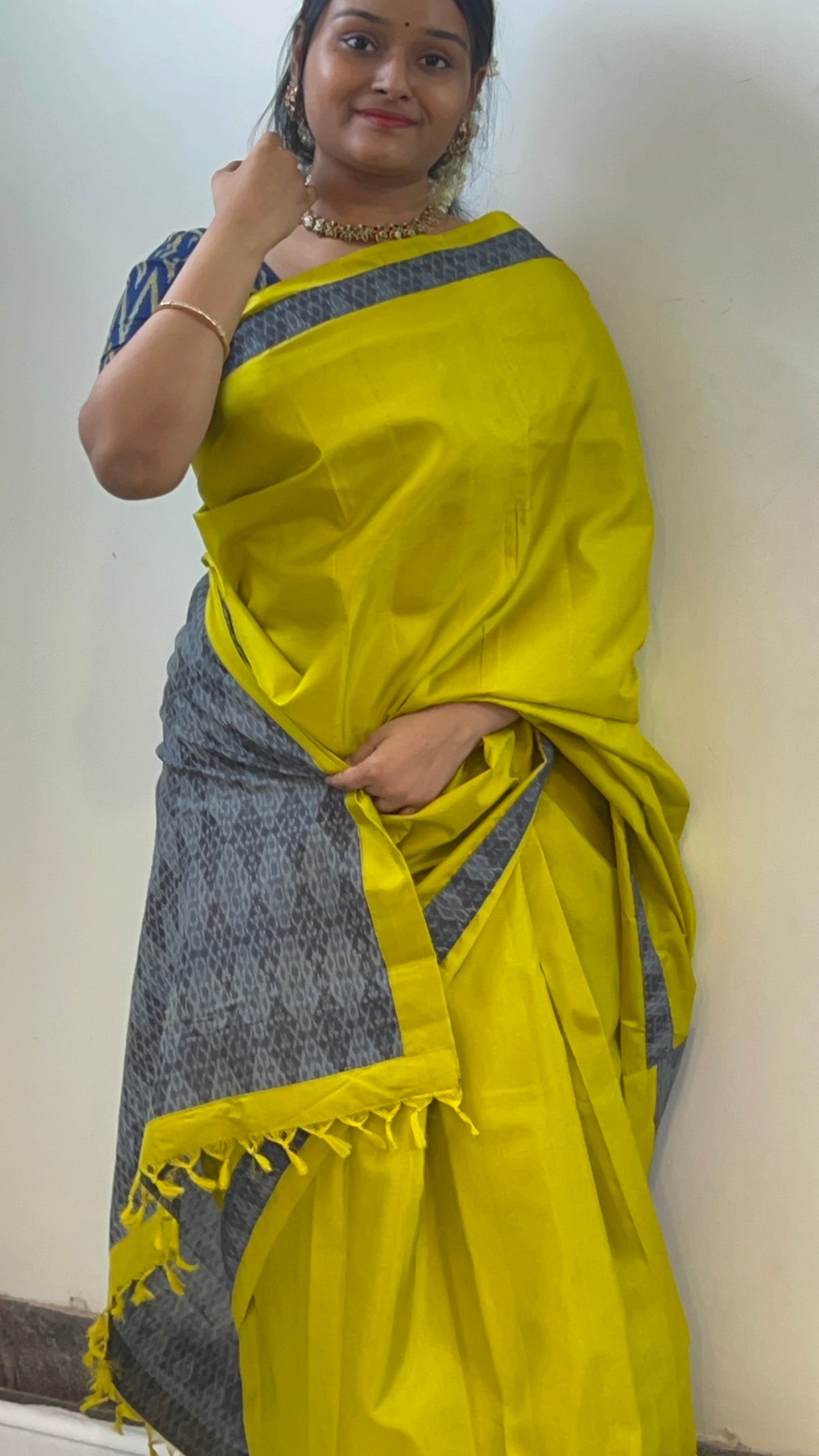 Green pure silk - Raga collection