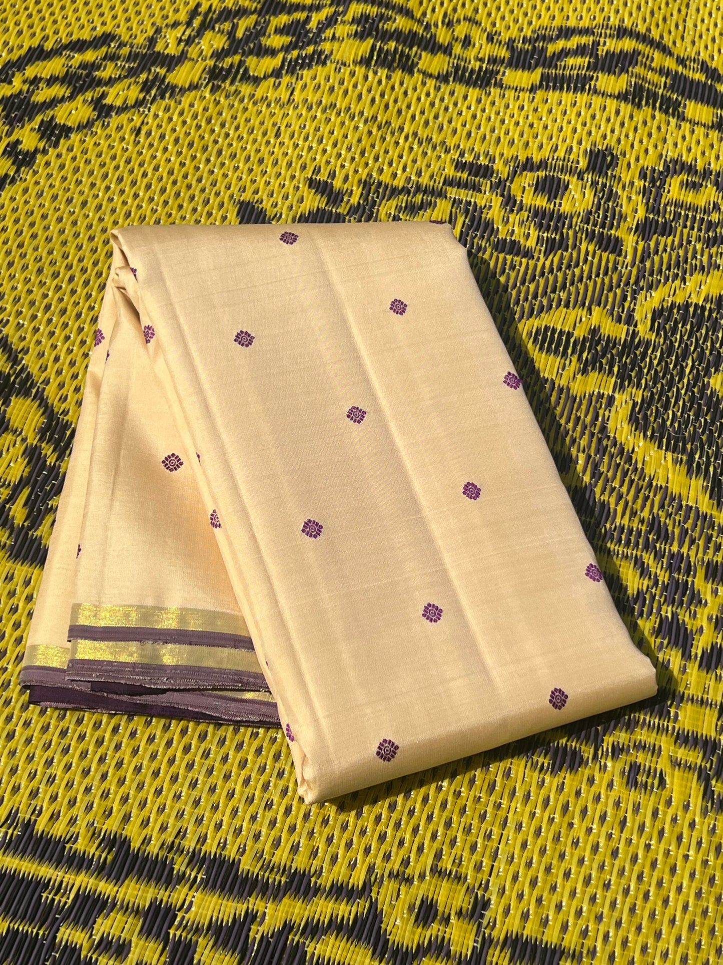 Sandal pure silk saree