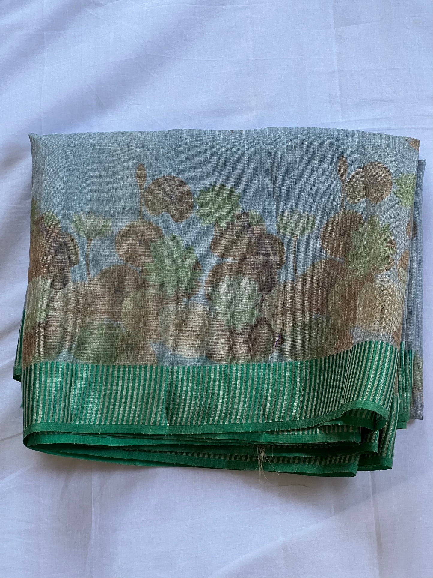 Semi Tussar silk saree