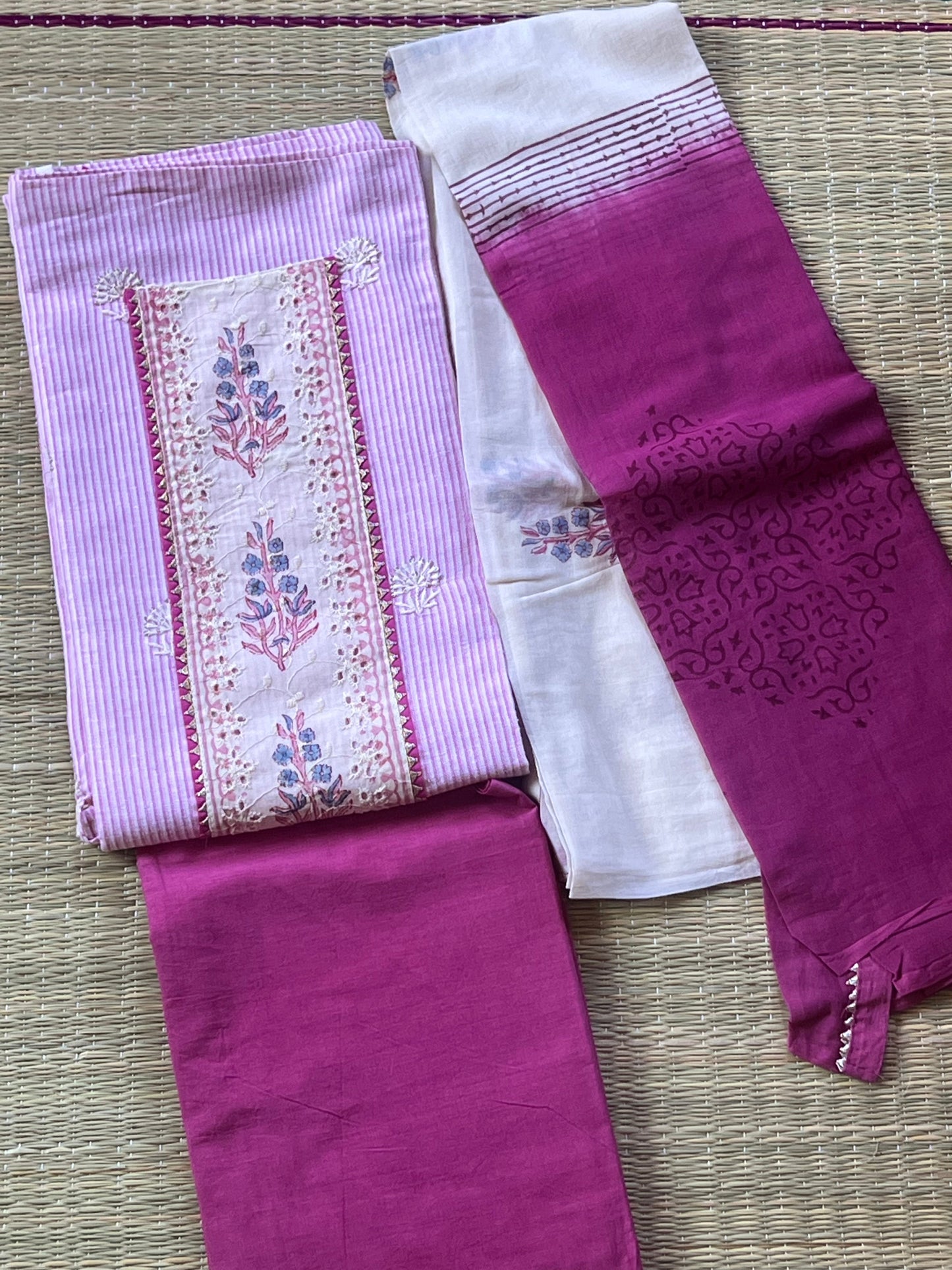 Magenta material set