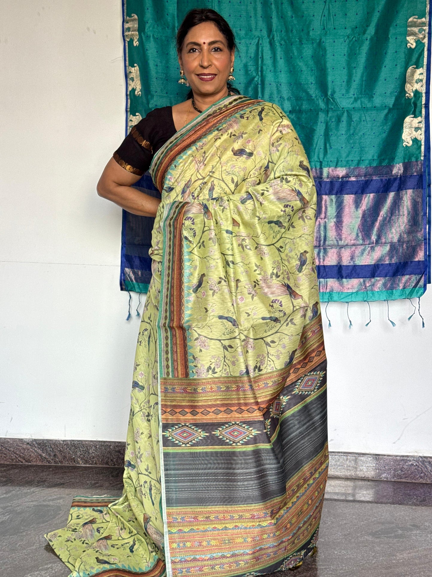 Semi Matka Silk Saree