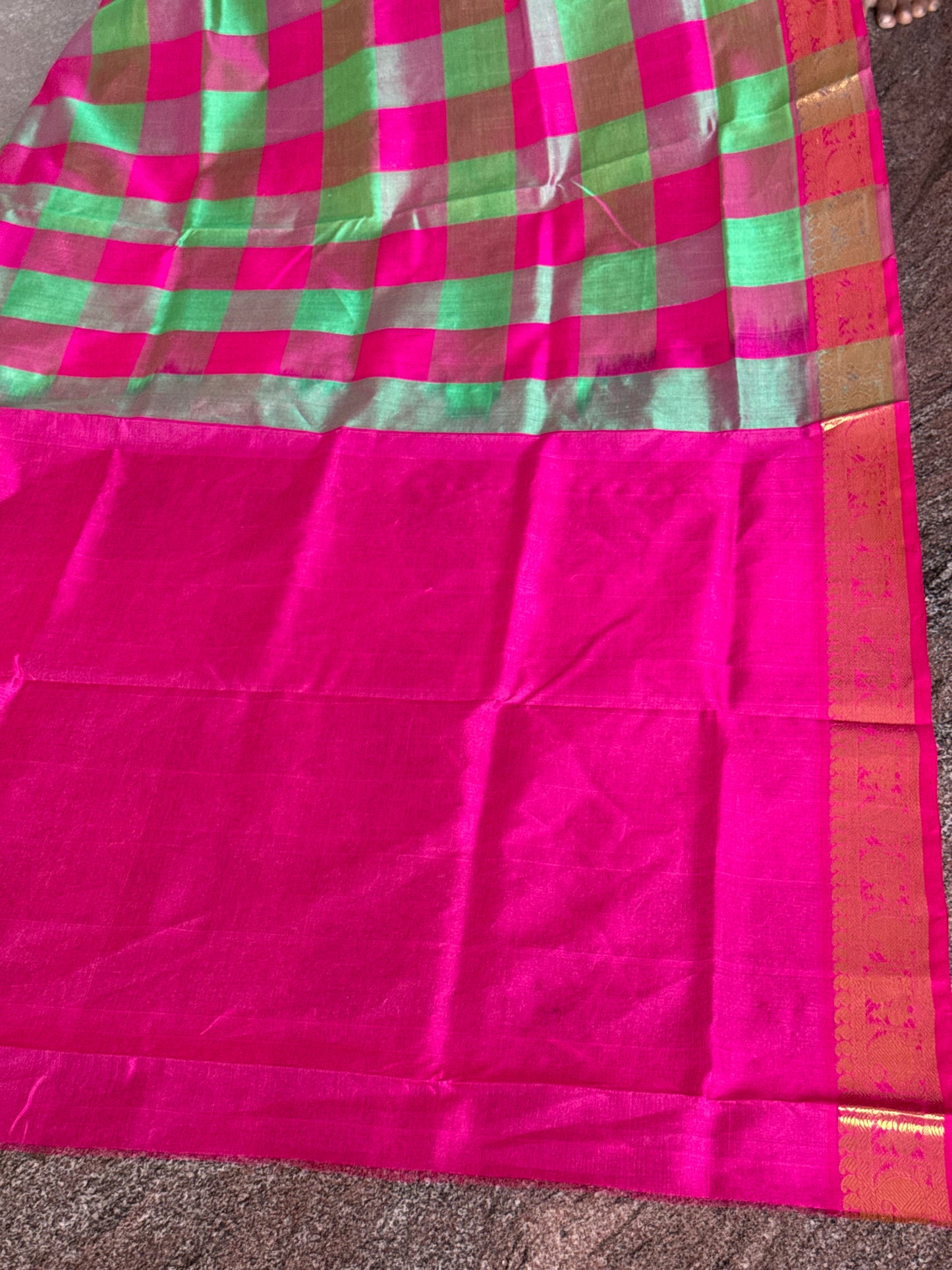 Multicoloured Vibrant Silk Cotton Saree