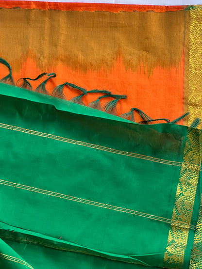 Sunset charm semi silk cotton saree