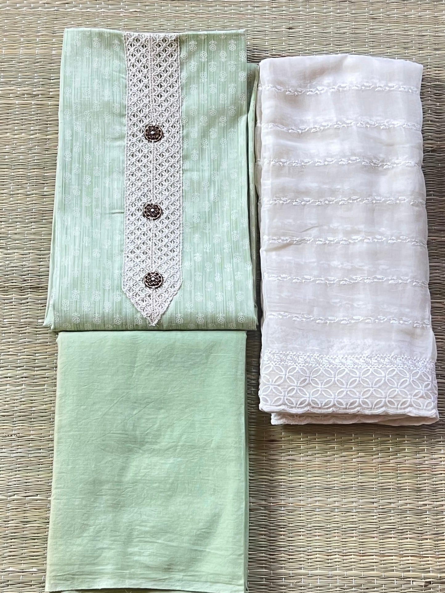 Pista green material set