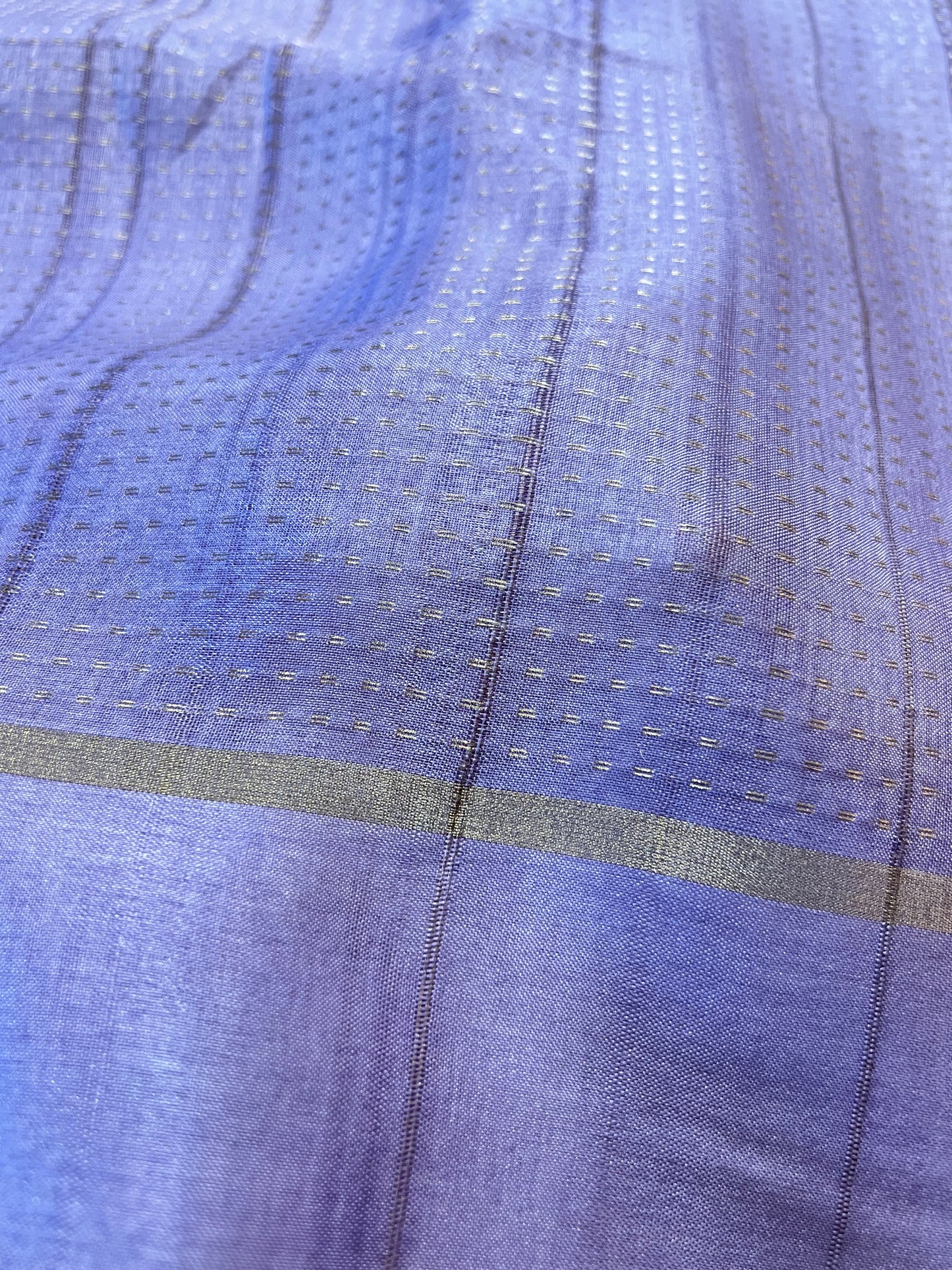 Lavender semi soft silk