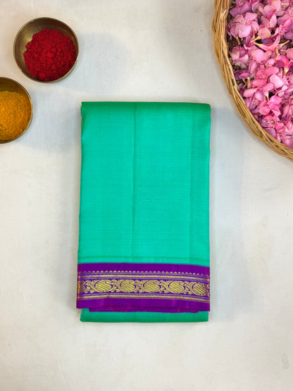 Korvai Maanga Saphire green
