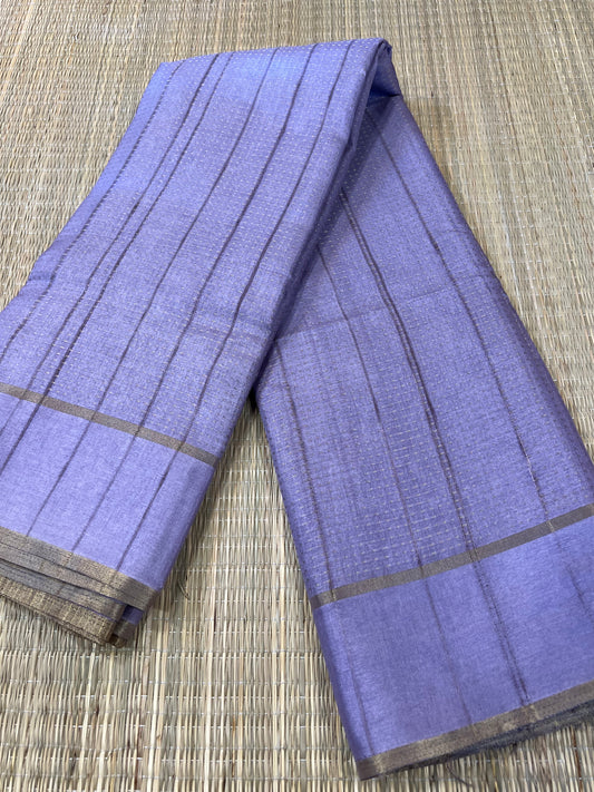 Lavender soft semi silk