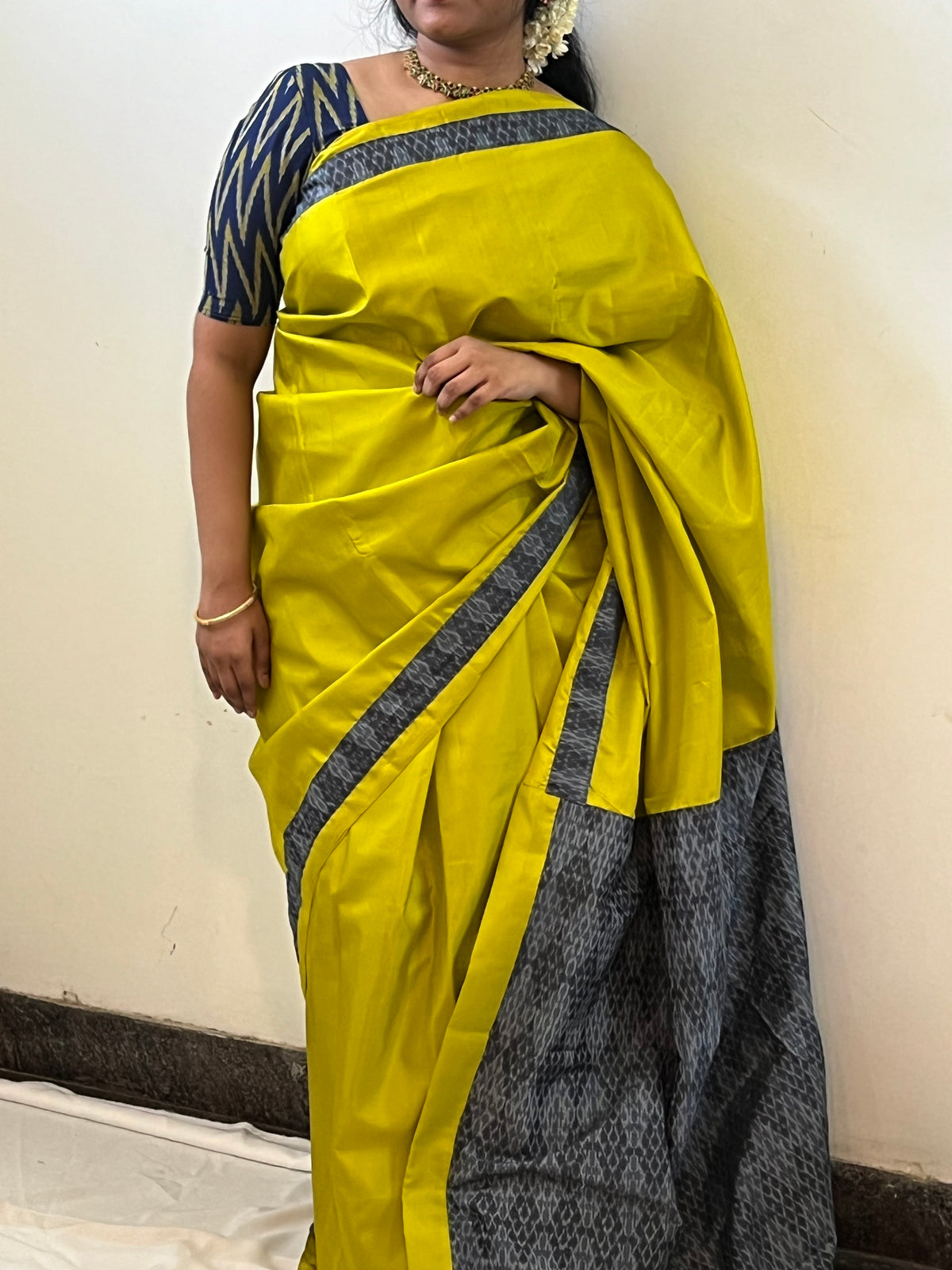 Green pure silk - Raga collection