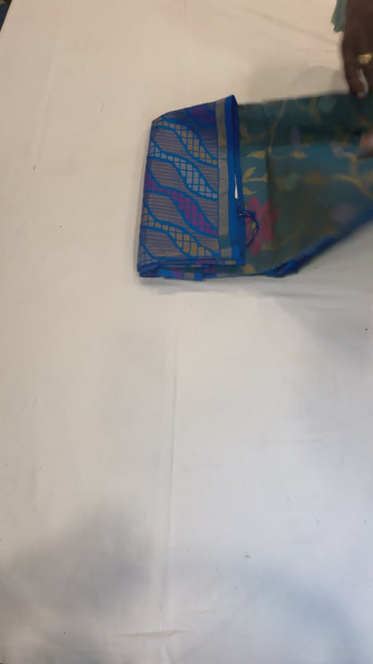 Uppada Kodi Light Green Blue